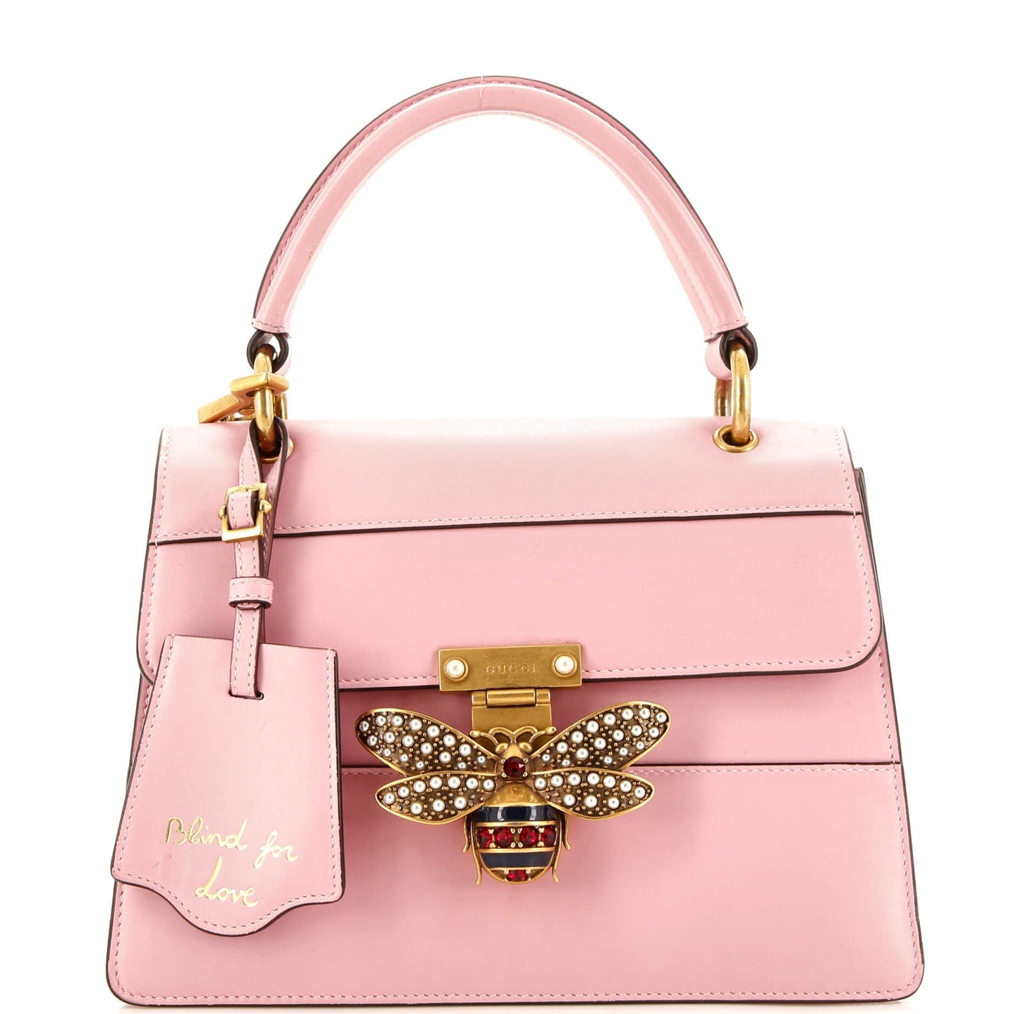 Luxury Gucci Trending 2025 Queen Margaret Top Handle Bag Leather Small