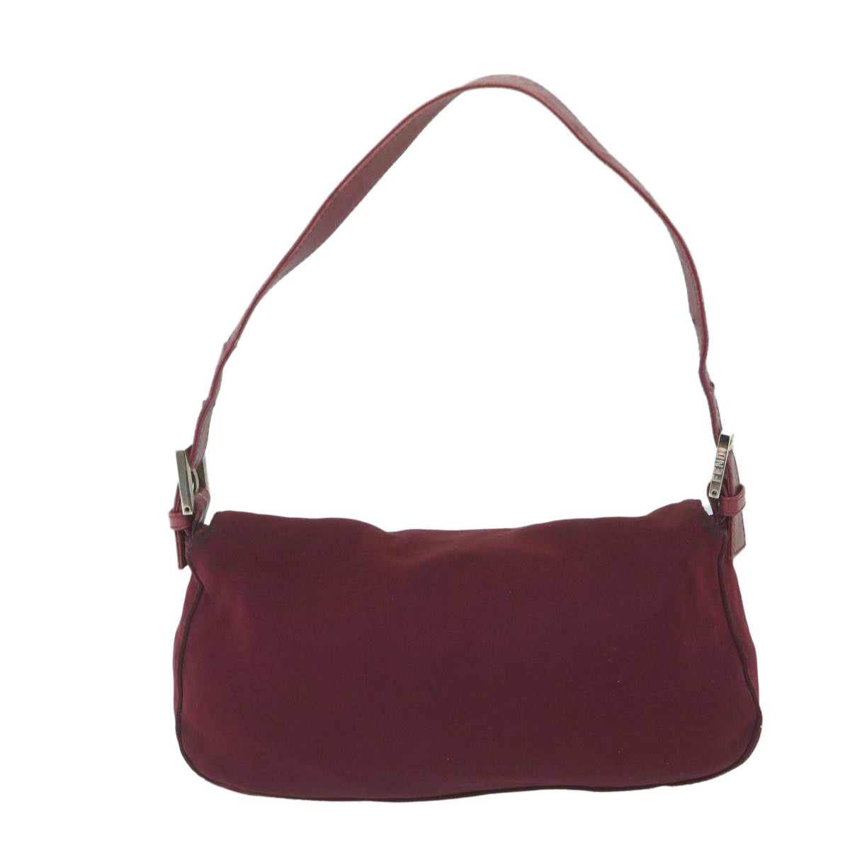 Luxury FendiMamma Baguette Shoulder Bag Nylon Bordeaux 2308 26424 01859458