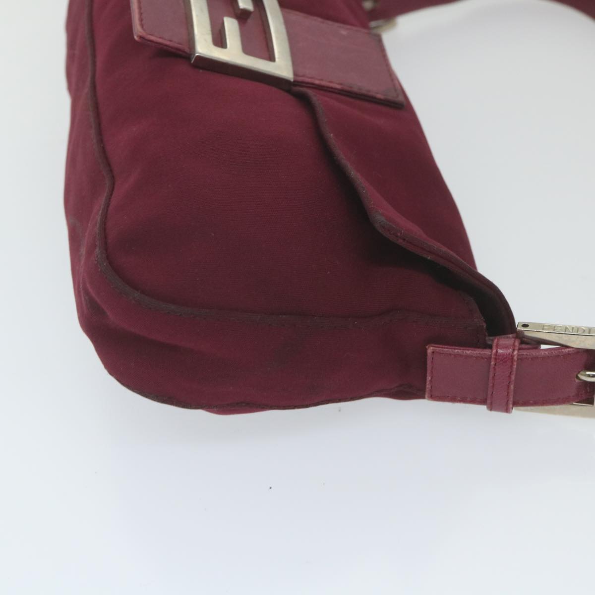 Luxury FendiMamma Baguette Shoulder Bag Nylon Bordeaux 2308 26424 01859458