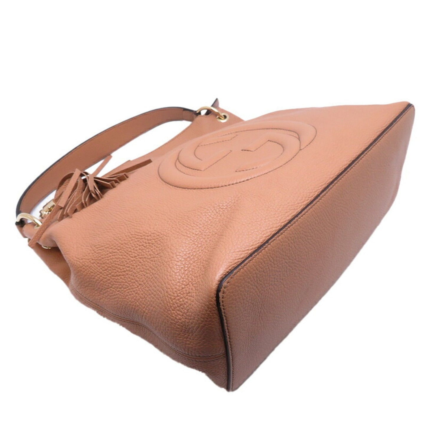 Luxury Gucci Trending 2025 Soho  Leather Tote Bag ()