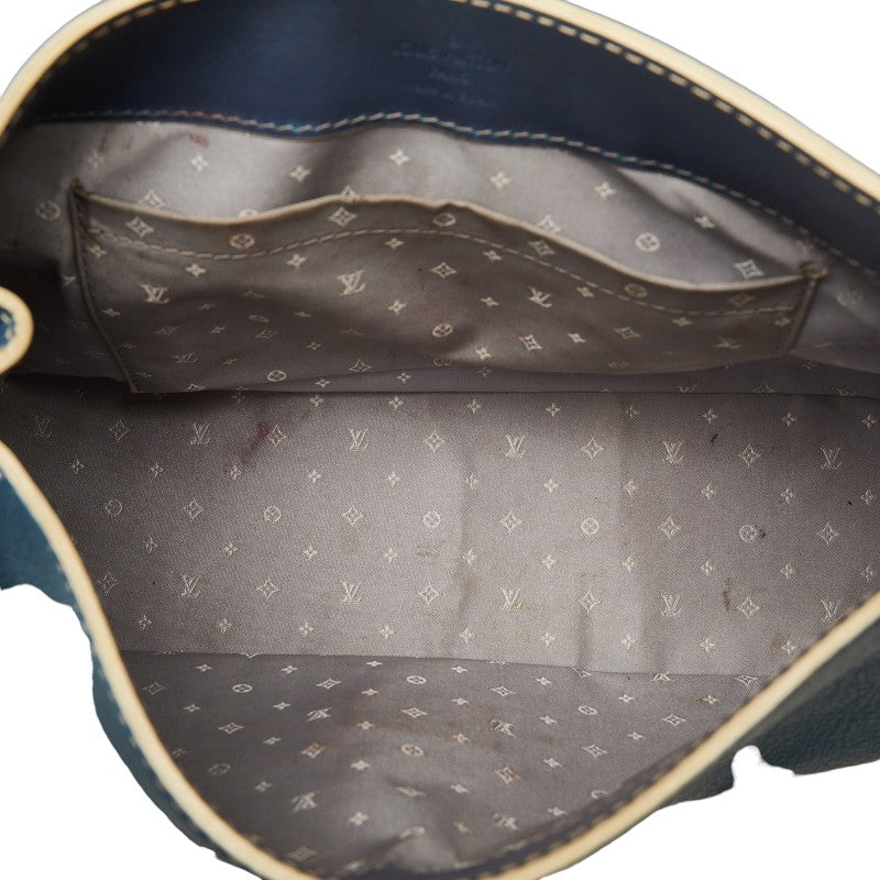 Louis Vuitton M91821 Blue Leather  Louis Vuitton