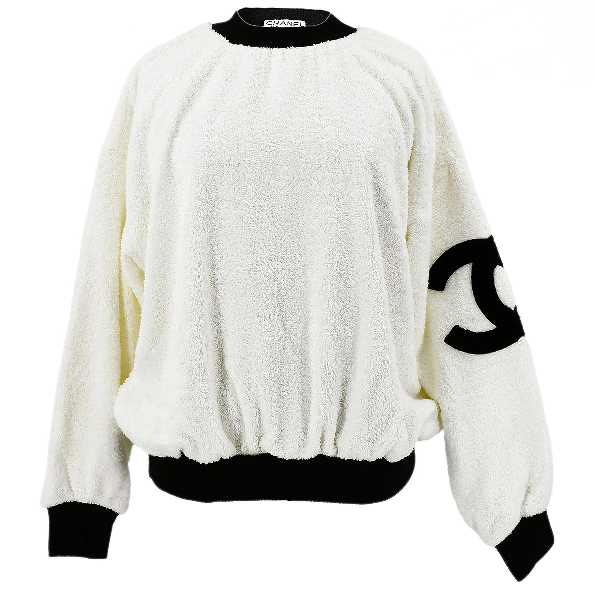 Luxury Chanel Cruise 1993 CC terry-cloth sweatshirt #40