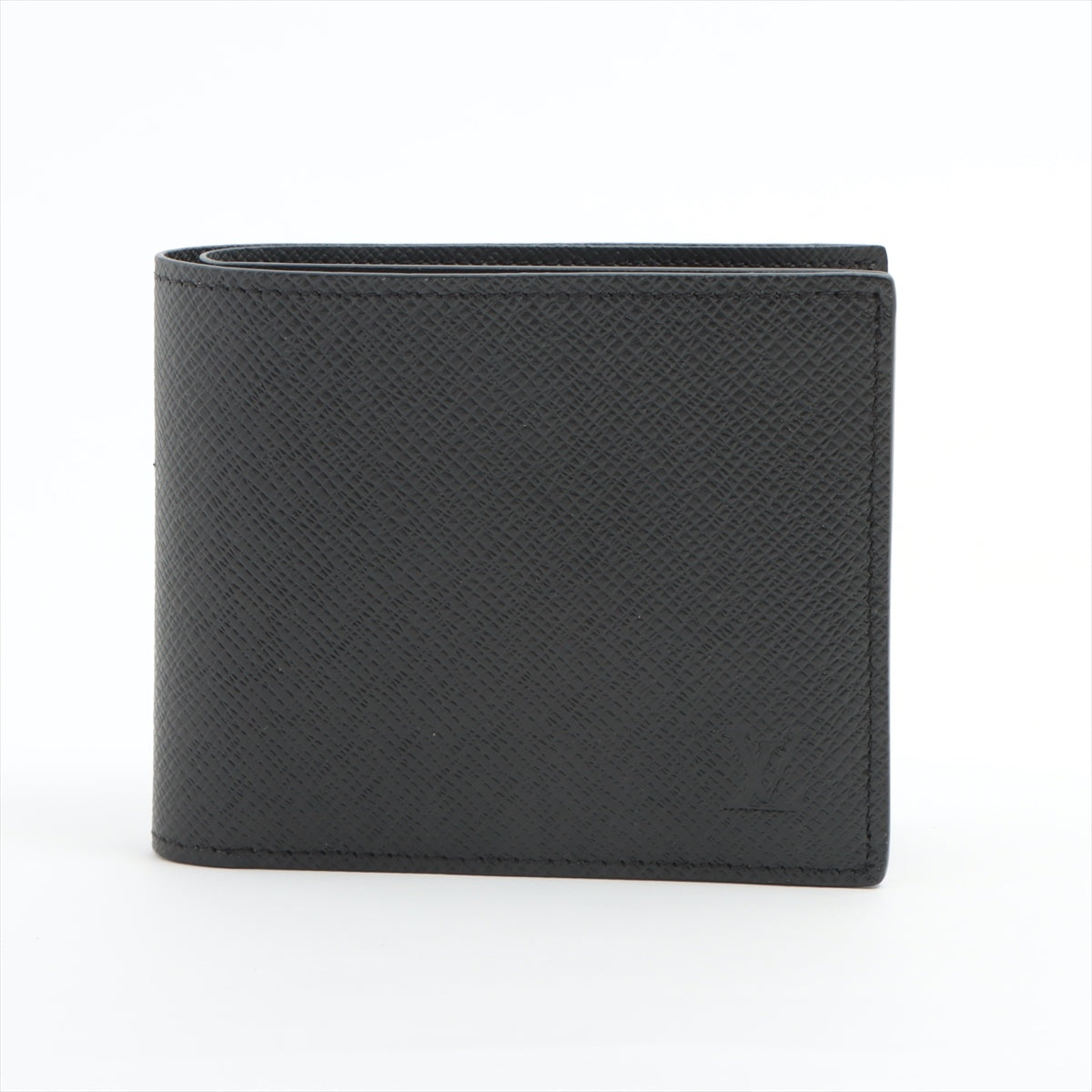 Louis Vuitton Taiga Portfolio Marco NM M30865 Black Wallet