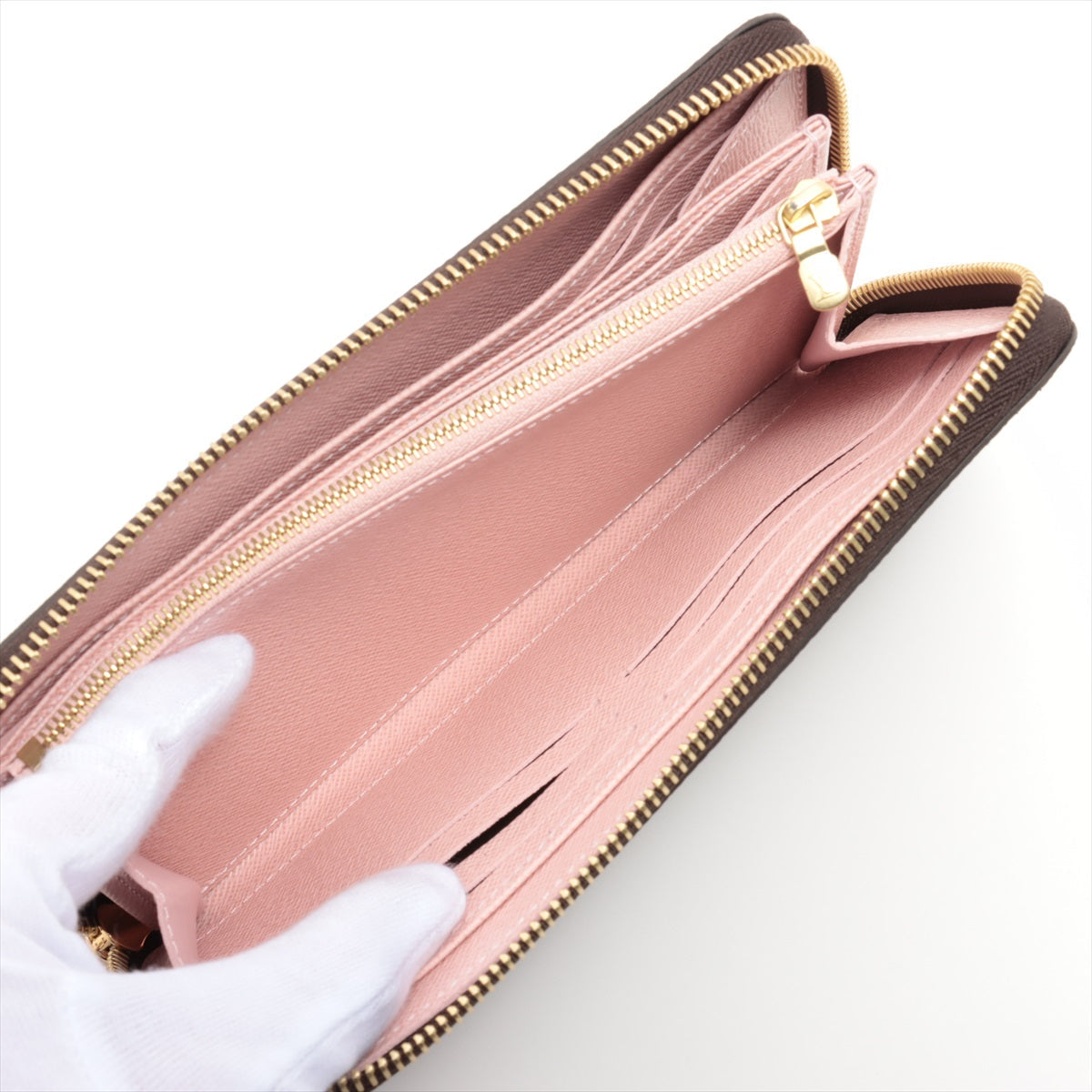 Louis Vuitton Monogram  Wallet M41894 Rose Valerie Round Zip Wallet