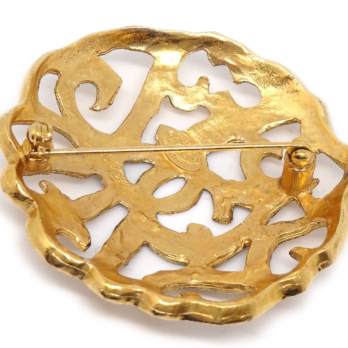 Luxury Chanel 1990 Brooch Pin Gold 1204