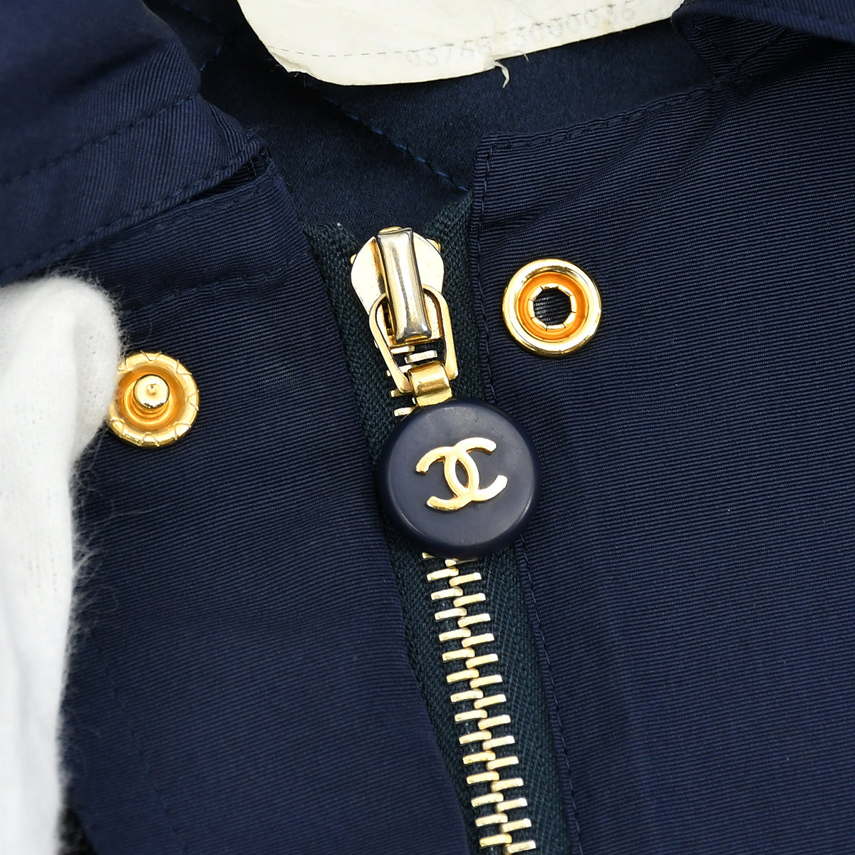 Chanel Hooded Coat Navy #40