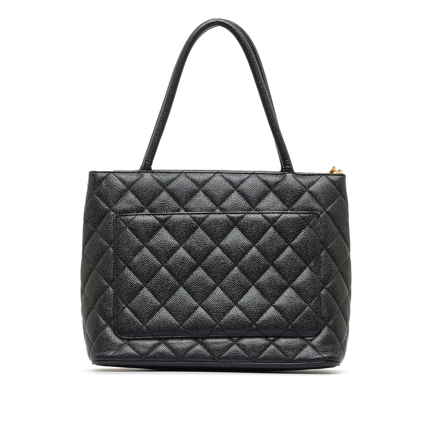 Luxury Chanel Caviar Medallion Tote Bag