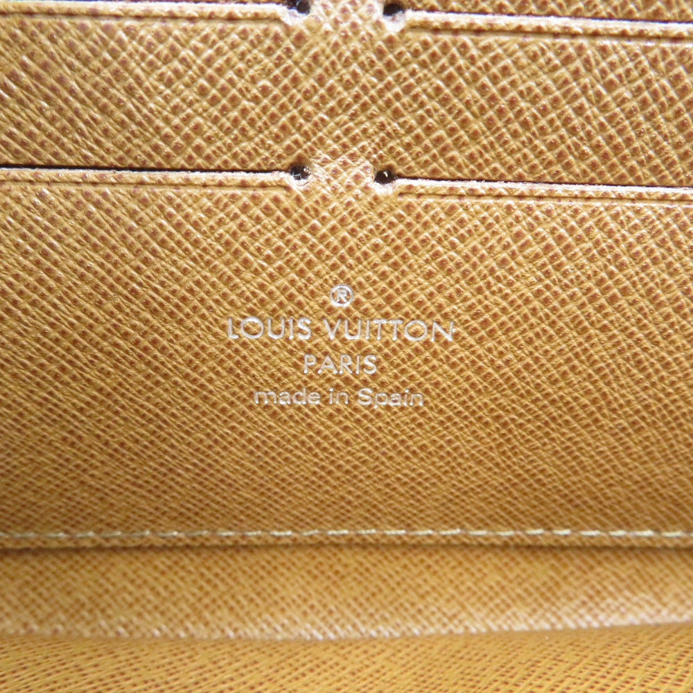 LOUIS VUITTON Long Wallet Purse Epi Leather Brown Epi Zippy wallet Women()