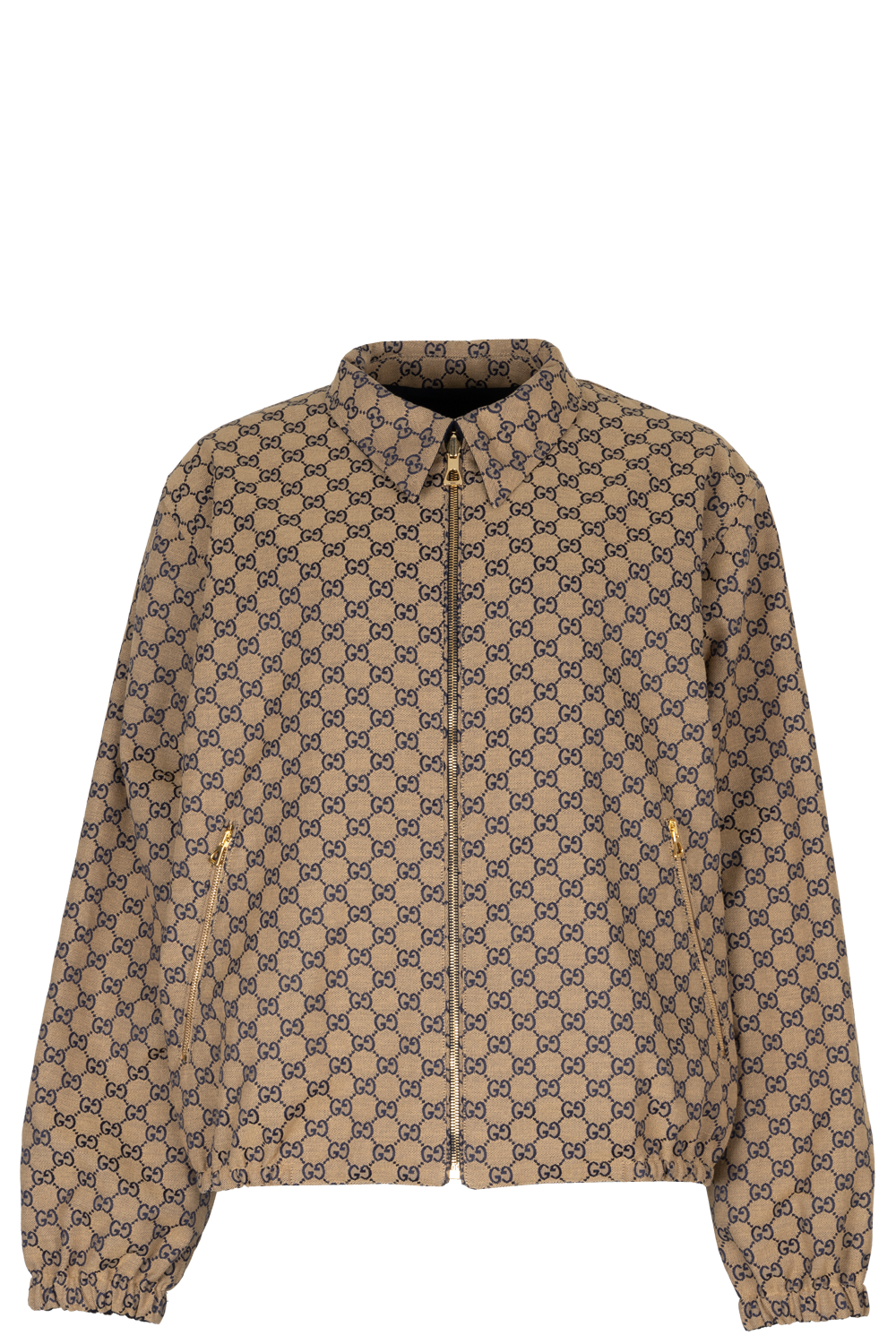 Luxury Gucci Trending 2025 Reversible GG Supreme Jacket Navy