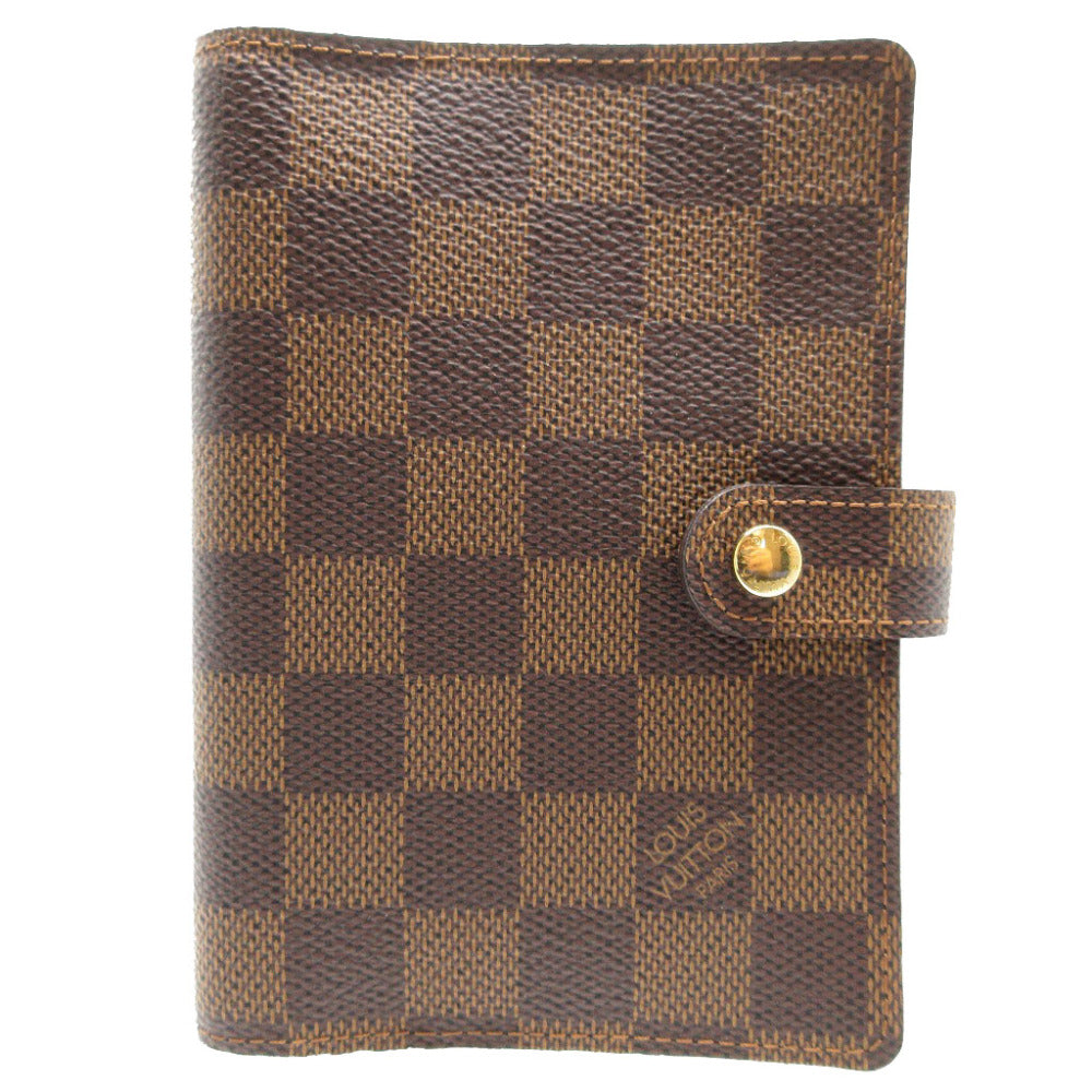 LOUIS VUITTON Notebook cover R20700 Damier canvas Brown Damier Agenda PM Women()