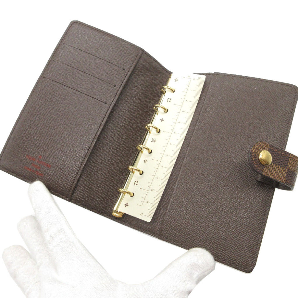 LOUIS VUITTON Notebook cover R20700 Damier canvas Brown Damier Agenda PM Women()