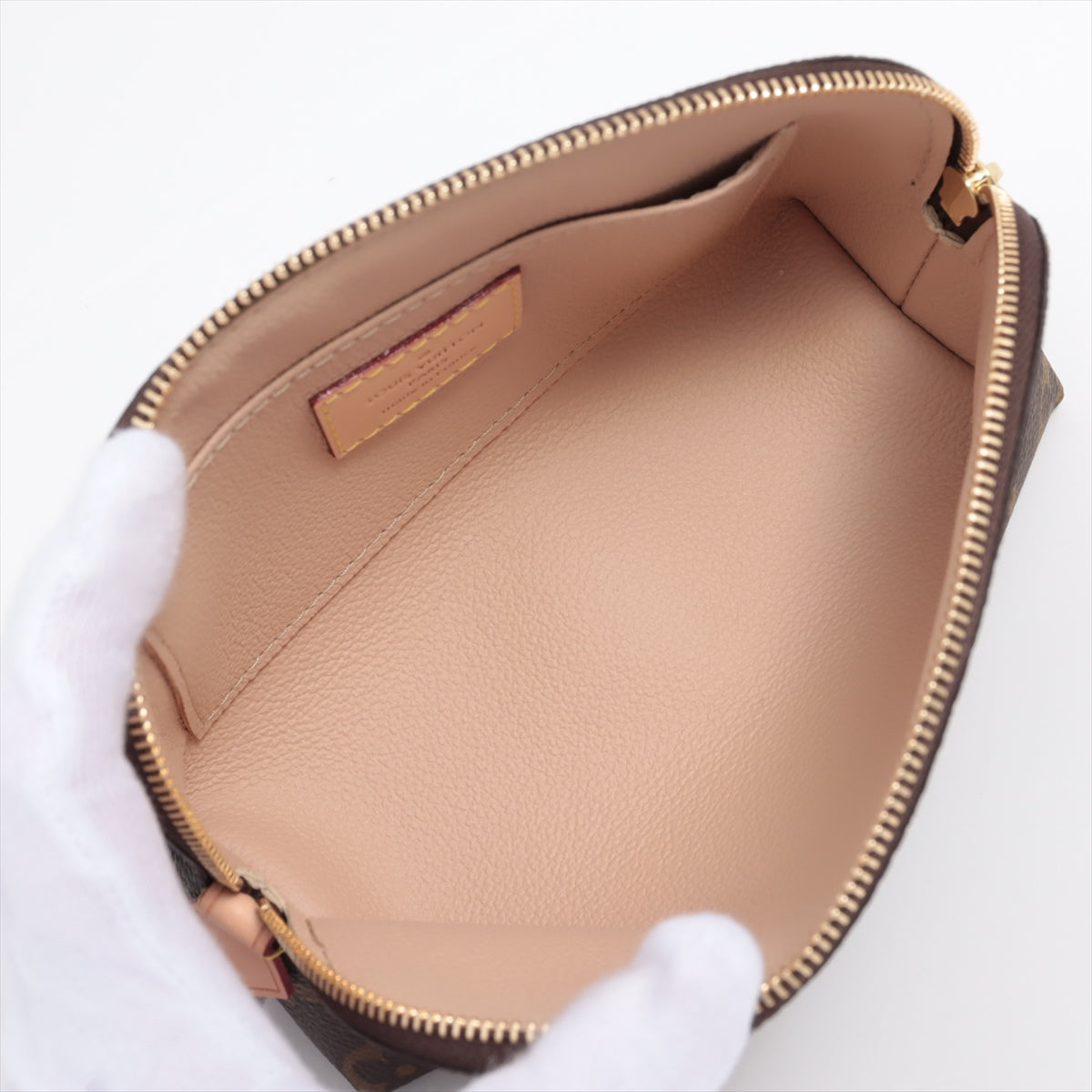 Louis Vuitton Monogram Pochette Cosmetics M47515 Brown Pochette