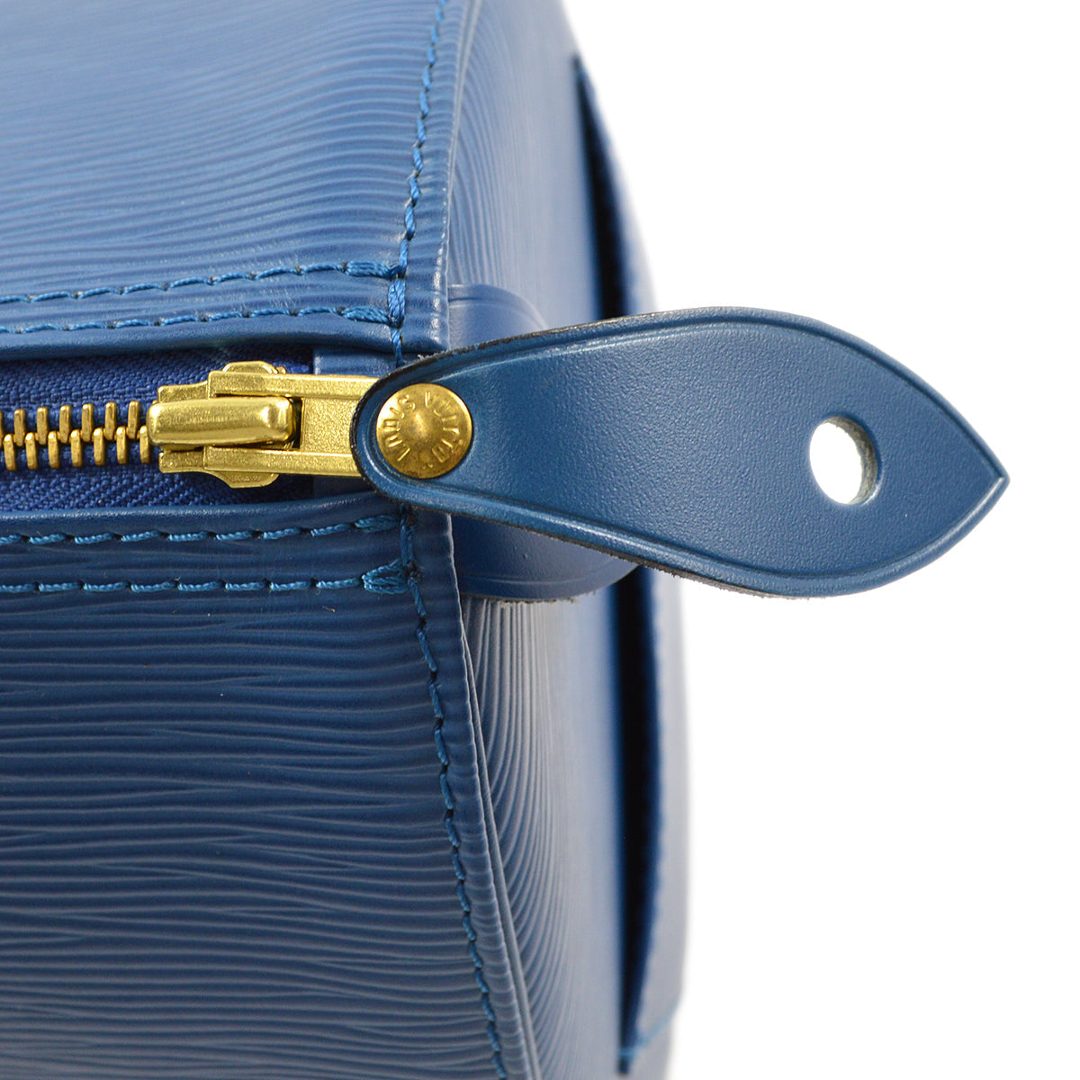 Louis Vuitton 1995 Blue Epi Speedy 30 Handbag M43005