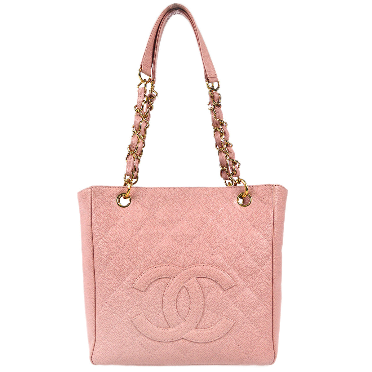 Luxury Chanel 2003-2004 Petite Shopping Tote PST Caviar