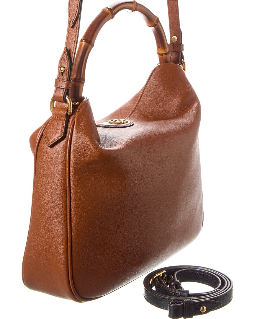Luxury Gucci Trending 2025 Diana Medium Leather Shoulder Bag