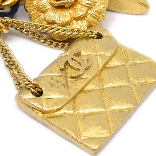 Luxury Chanel 1995 Icon Charm Chain Bracelet