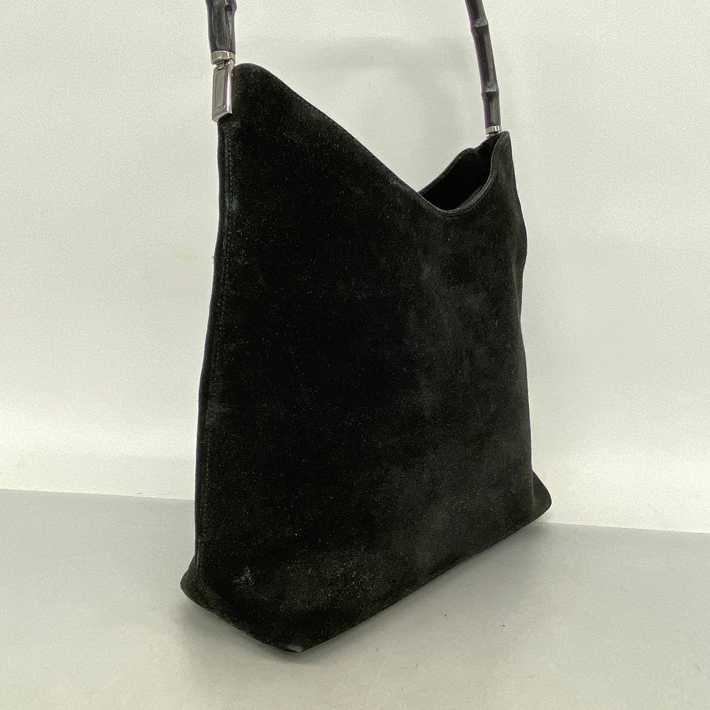 Gucci Bamboo  Suede Tote Bag ()