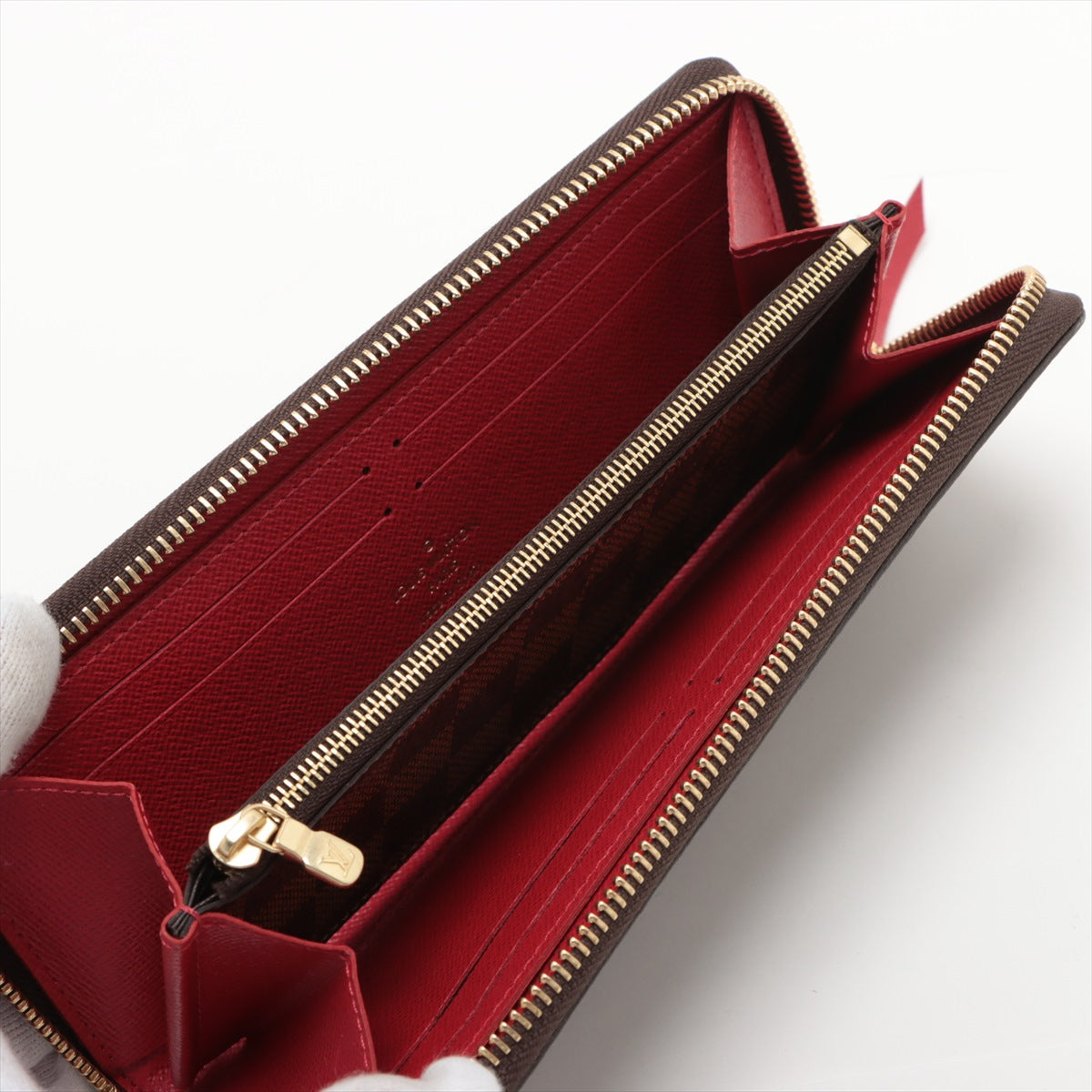 Louis Vuitton Damier Portfolio Claimance N60534 Triple Round  Wallet