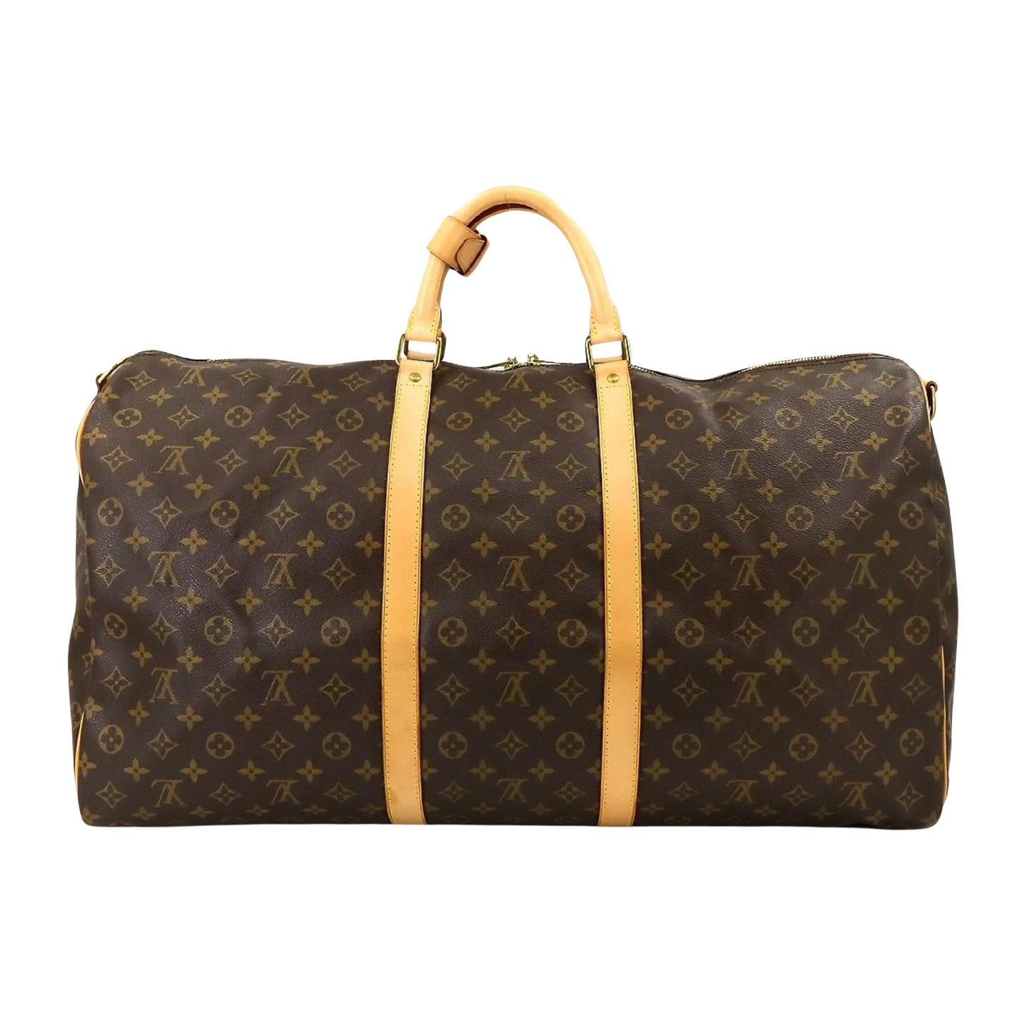 Louis Vuitton Keepall Bandoulière 60  Canvas Travel Bag ()