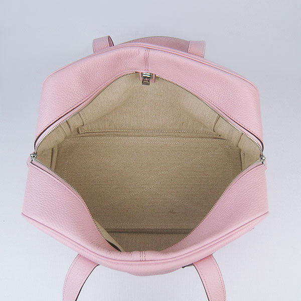 Luxury Hermes Togo leather handbag H2802 pink