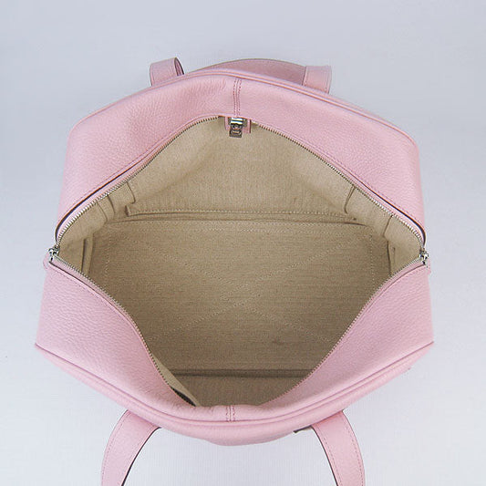 Luxury Hermes Togo leather handbag H2802 pink