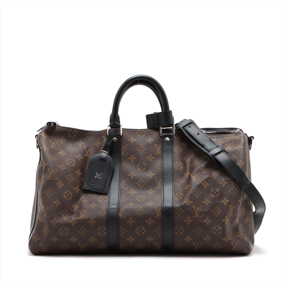 Louis Vuitton Monogram Makassar Keepall Bandouliere 45 M56711 Initial entrance to