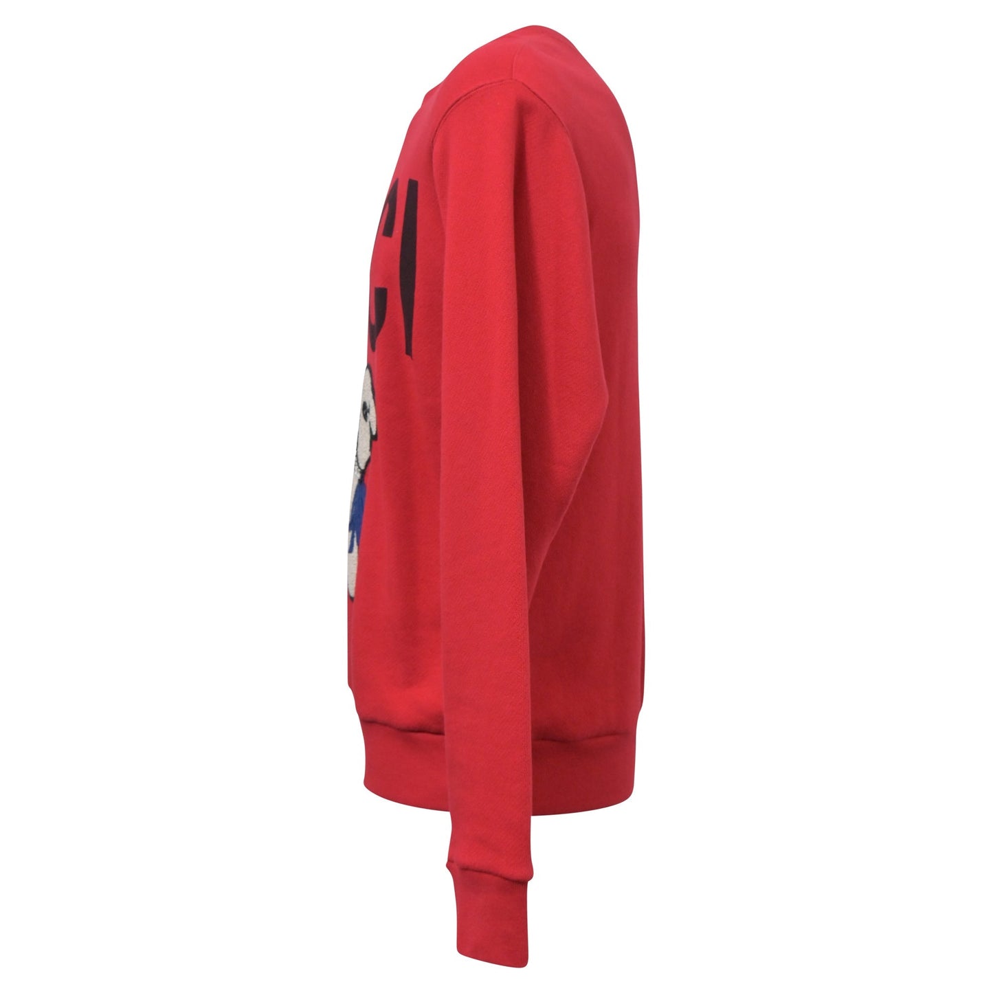 Luxury Gucci Trending 2025 Crystal-Embellished Lamb Sweater in Red Cotton
