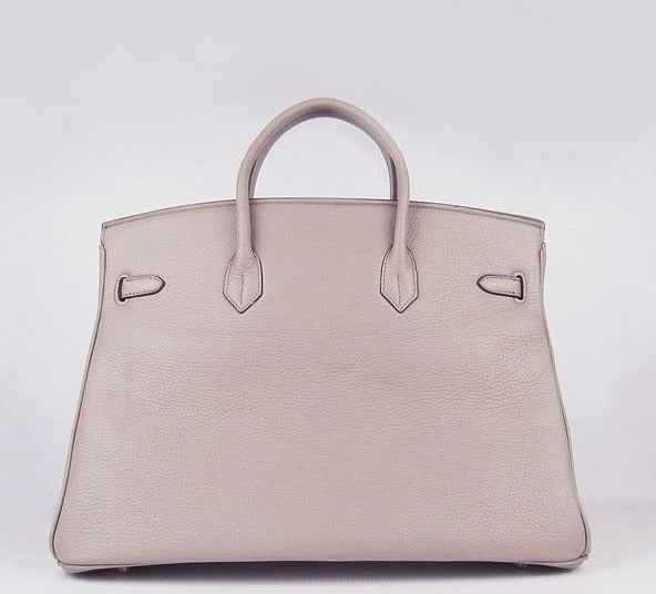 Luxury Hermes Birkin 35CM Togo Leather Handbags 6099 grey golden