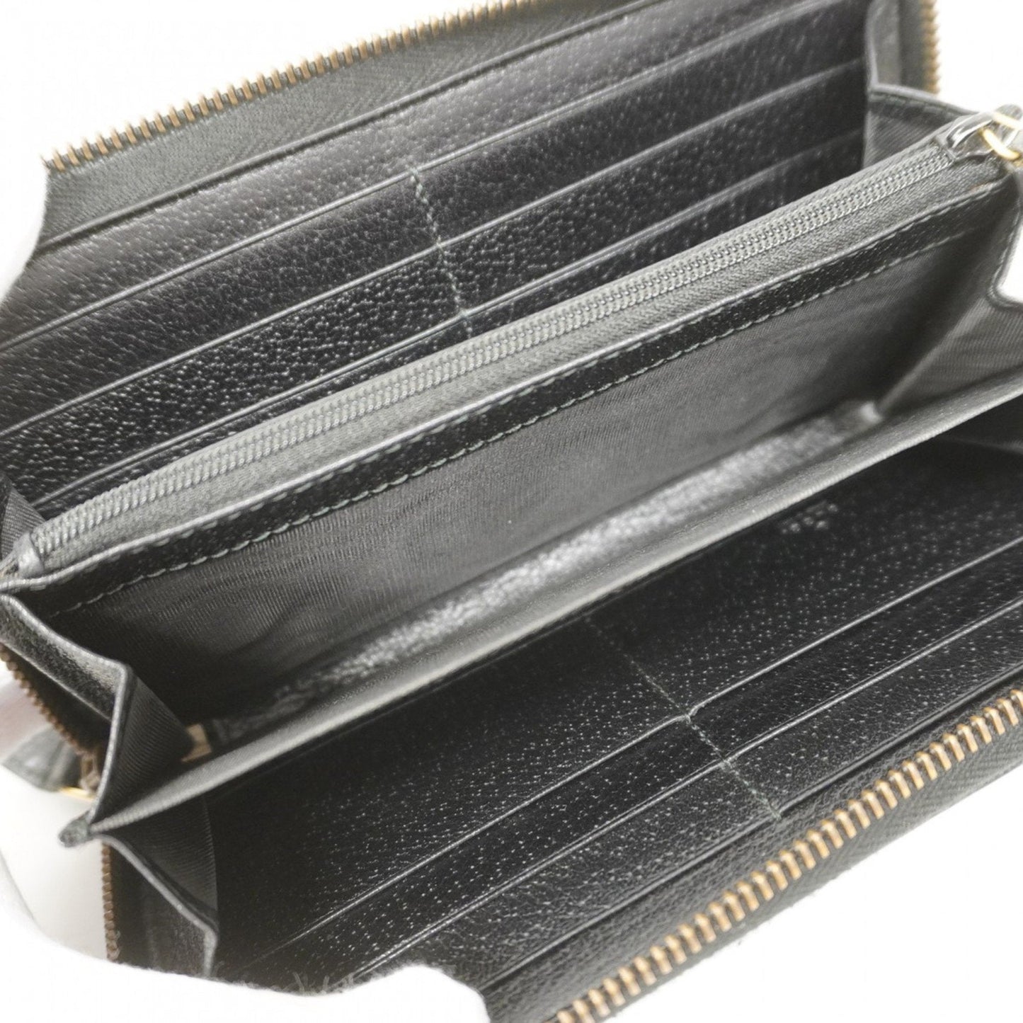 Gucci  Leather Long Wallet (Bi-Fold)