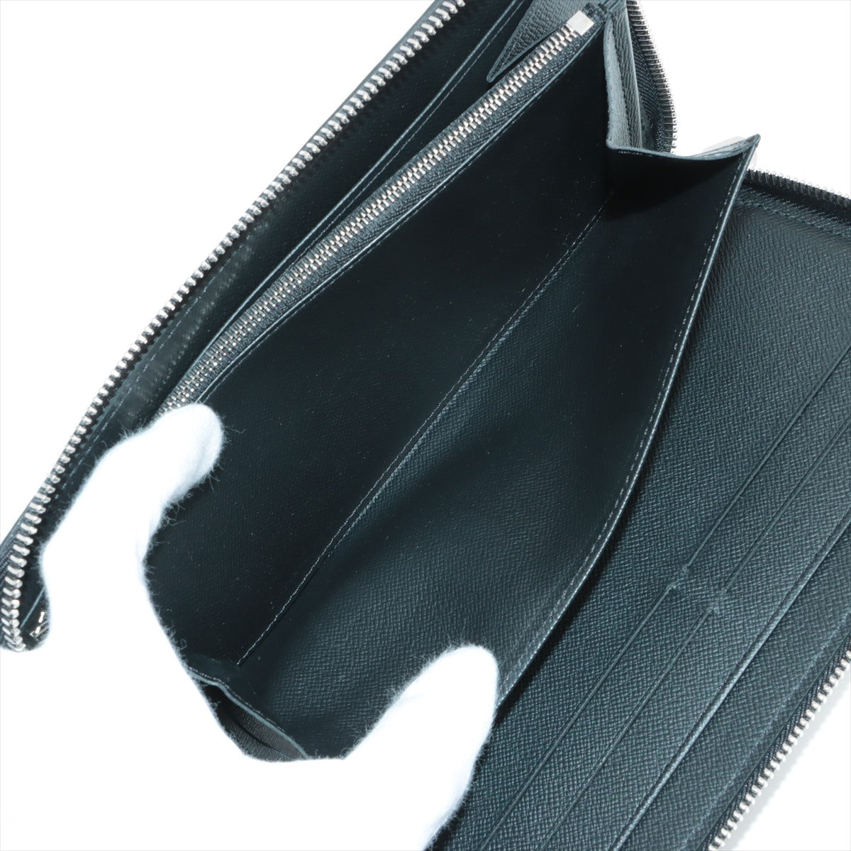 Louis Vuitton Epi  Organizer NM M62643 Noneir Round Zip Wallet