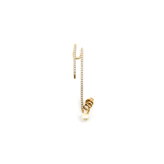 Christian Luxury Dior One Side Cuff Earring