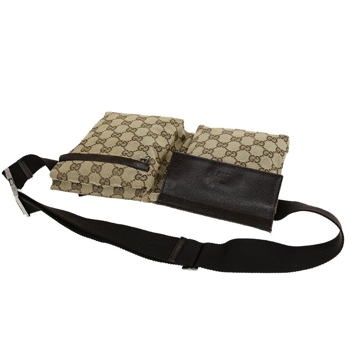 Gucci --  Canvas Shoulder Bag