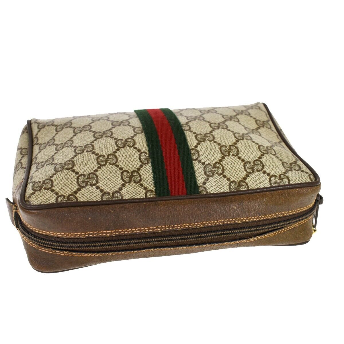 Gucci Sherry  Canvas Clutch Bag ()