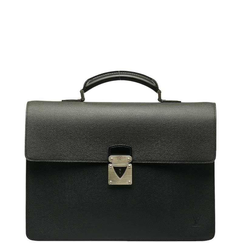 Louis Vuitton Taiga Moscow Business Bag Briefcase Paper Bag M30034 Epizoo Green Leather  Louis Vuitton