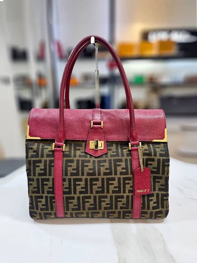 Gucci Luxury Fendi Zucca Jagard Linda Satchel Bag