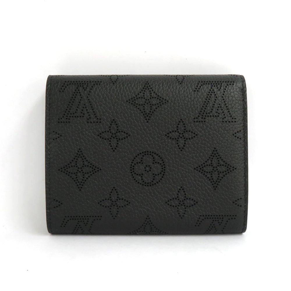 Louis Vuitton Portefolio Illis Compact M62540 Machina Monogram Noir Black Silver  Two Fold Wallet Leather