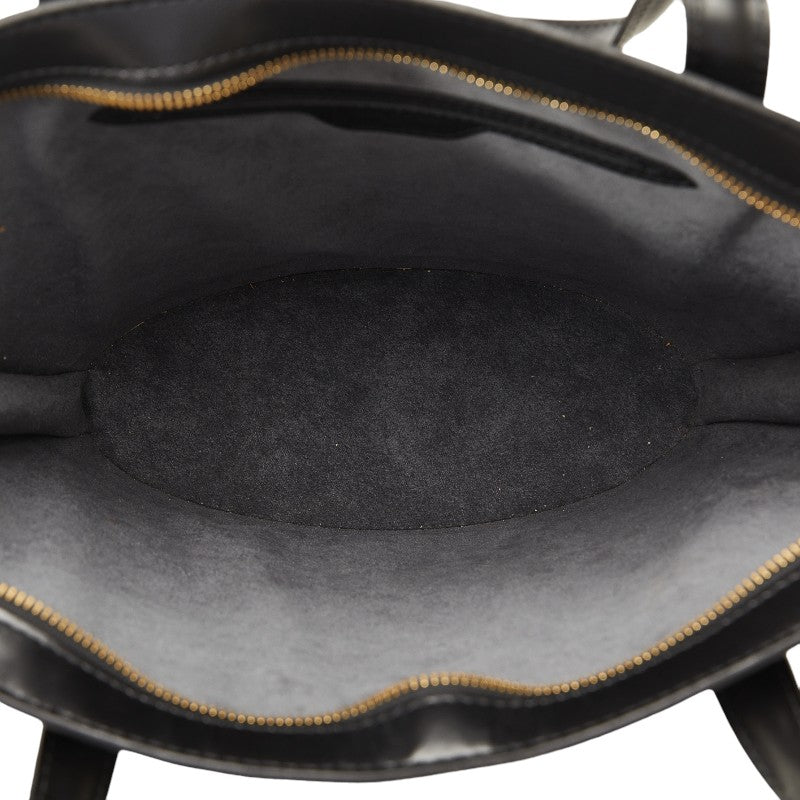 Louis Vuitton Epi Sanjack Handbag M52272 Noneir Black Leather  Louis Vuitton
