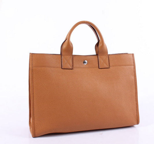 Luxury Hermes Briefcases 6008 Unisex Briefcase Coffee