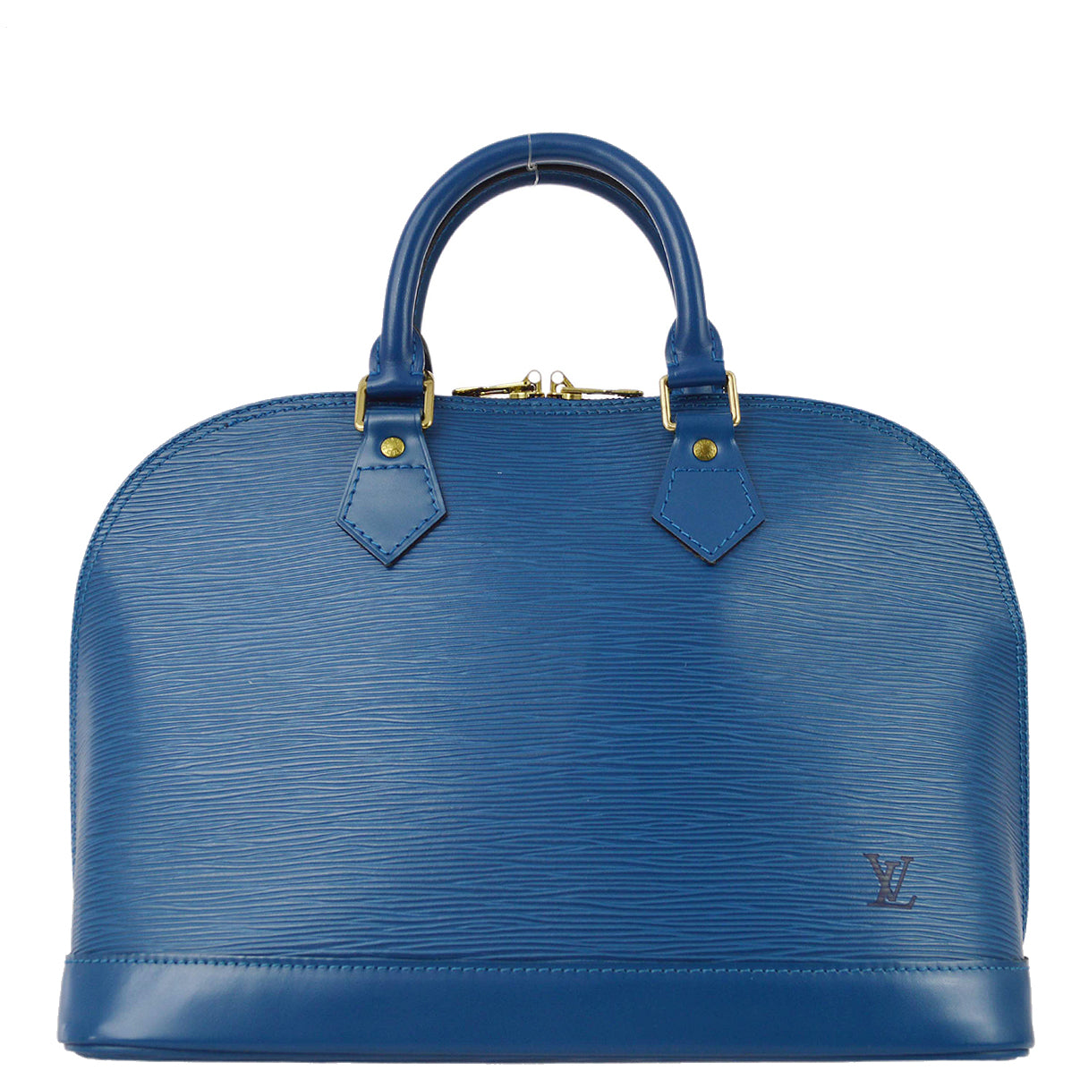 Louis Vuitton 1997 Blue Alma Handbag Epi M52145