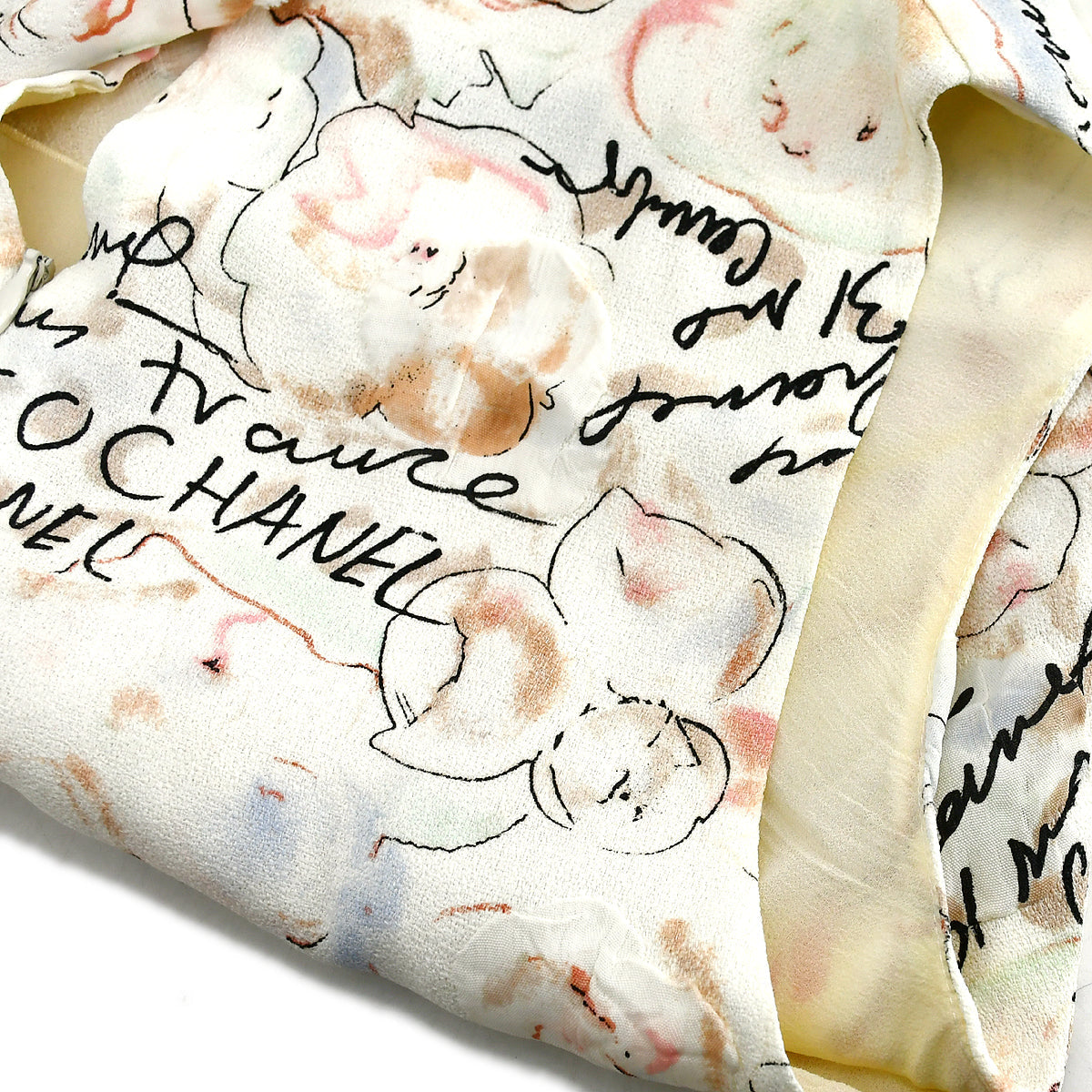 Chanel Dress White 98C #38