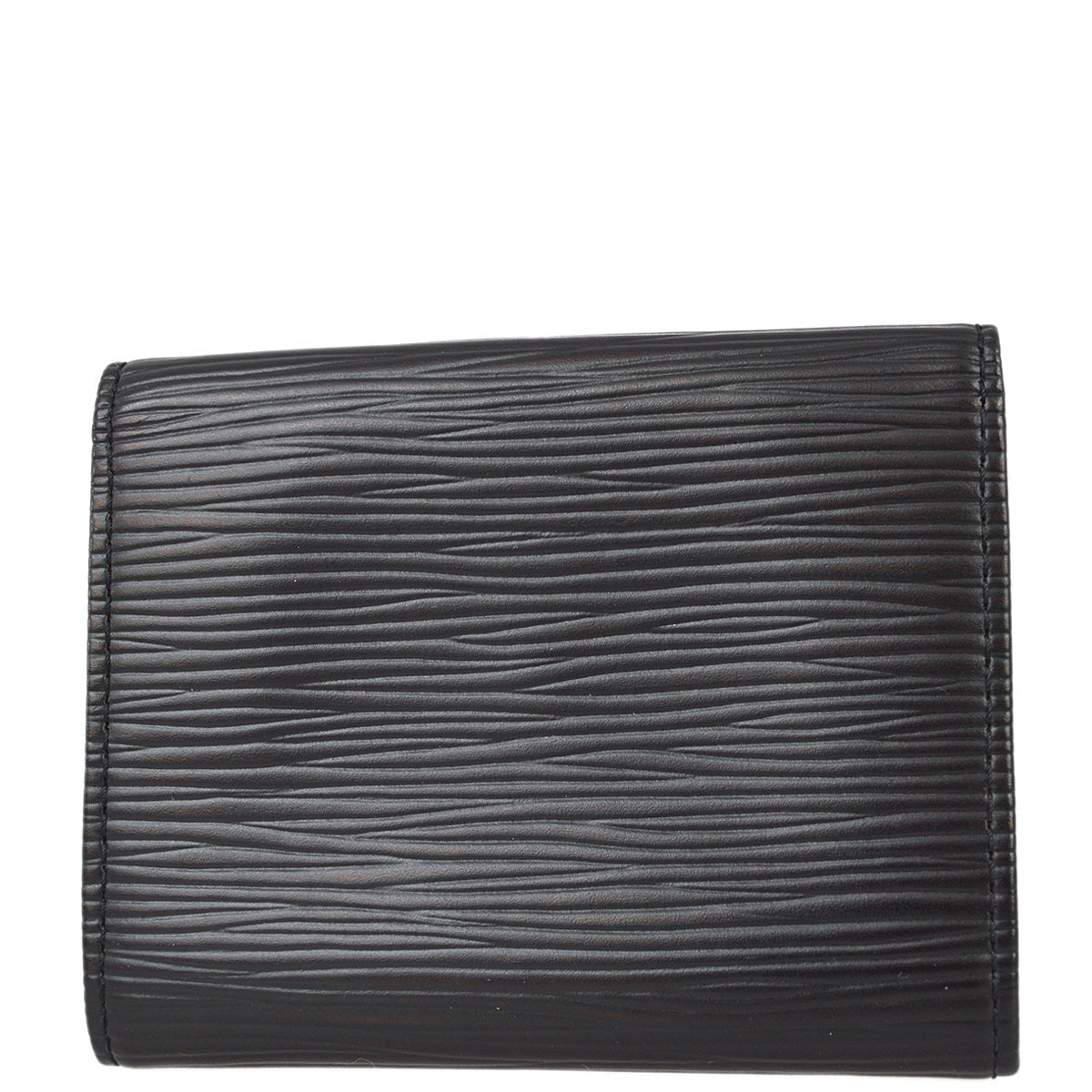 Louis Vuitton 1998 Black Epi Porte Monnaie Simple Coin Purse Wallet M63412