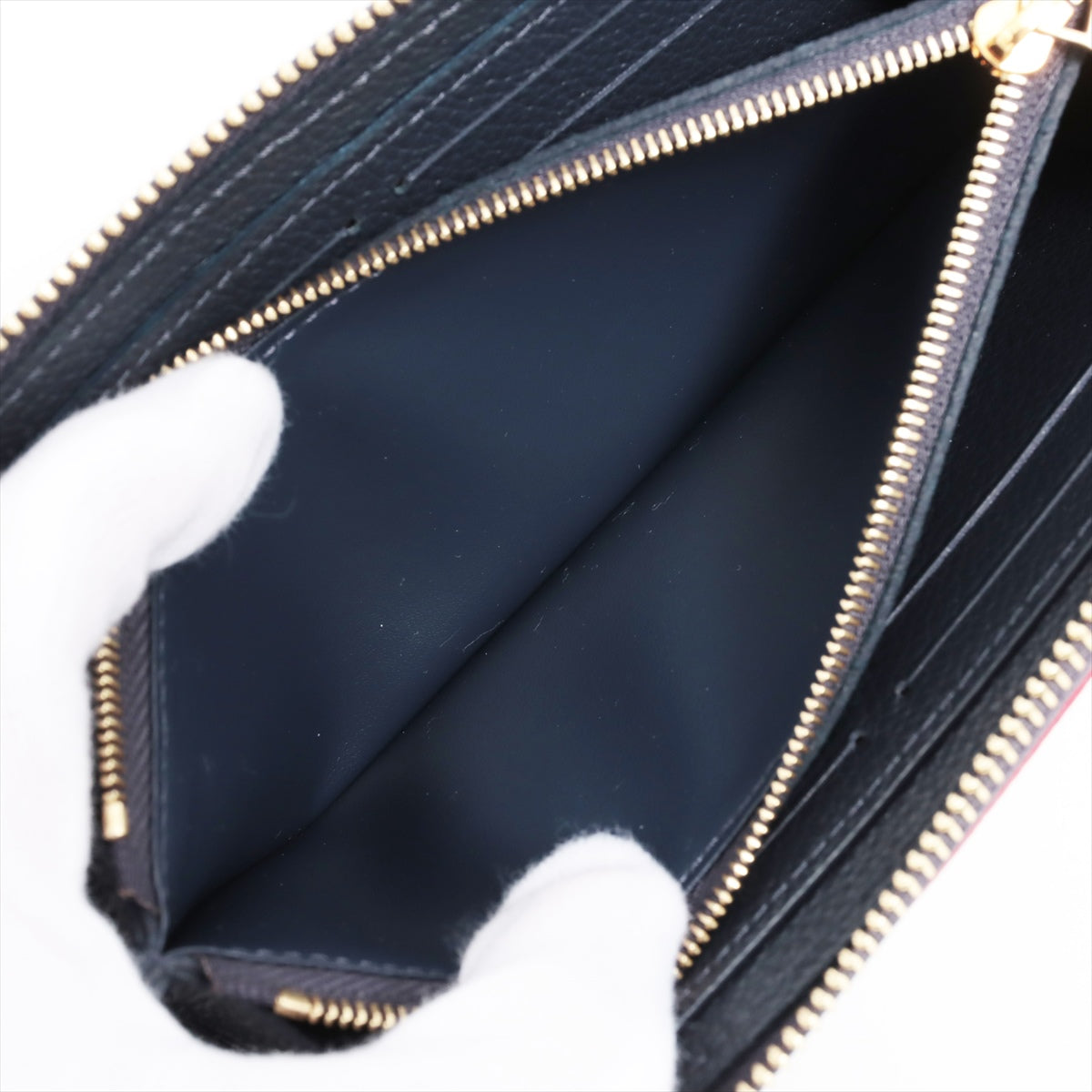 Louis Vuitton Amplant Portfolio Cremans M69415 Marine Round  Wallet