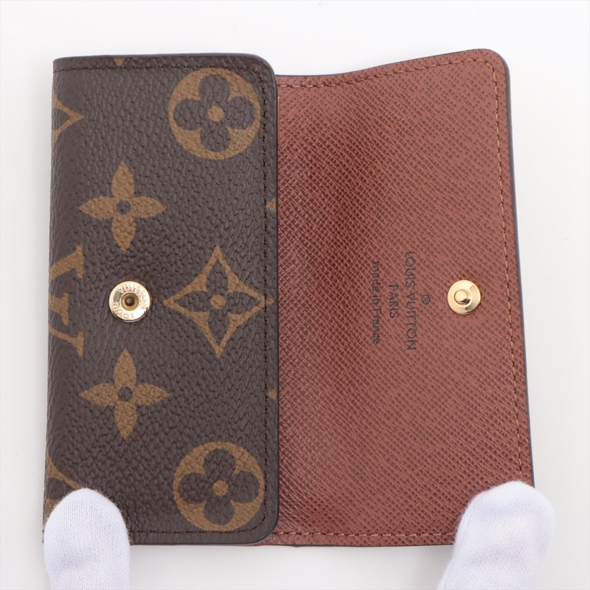 Louis Vuitton Monogram Multicell 4 M69517 Brown Keycase  Reaction