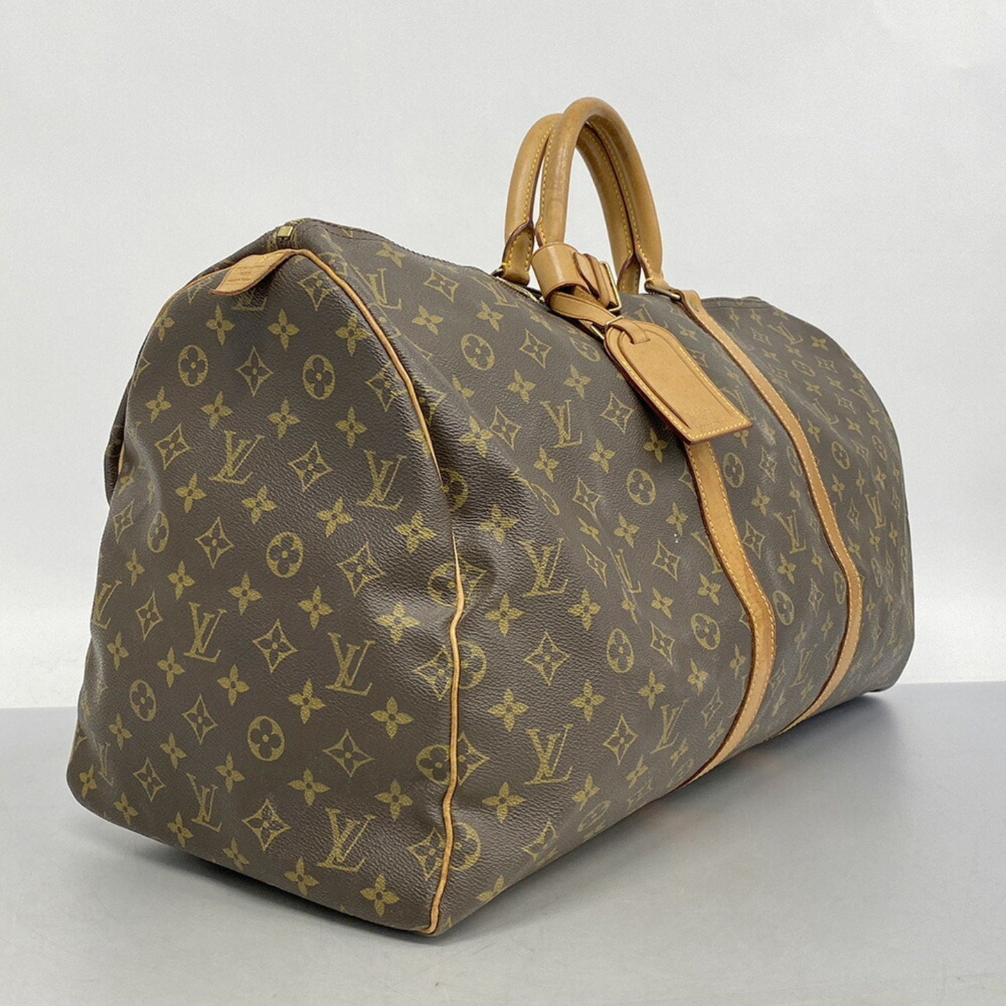 Louis Vuitton Keepall 55  Canvas Travel Bag ()