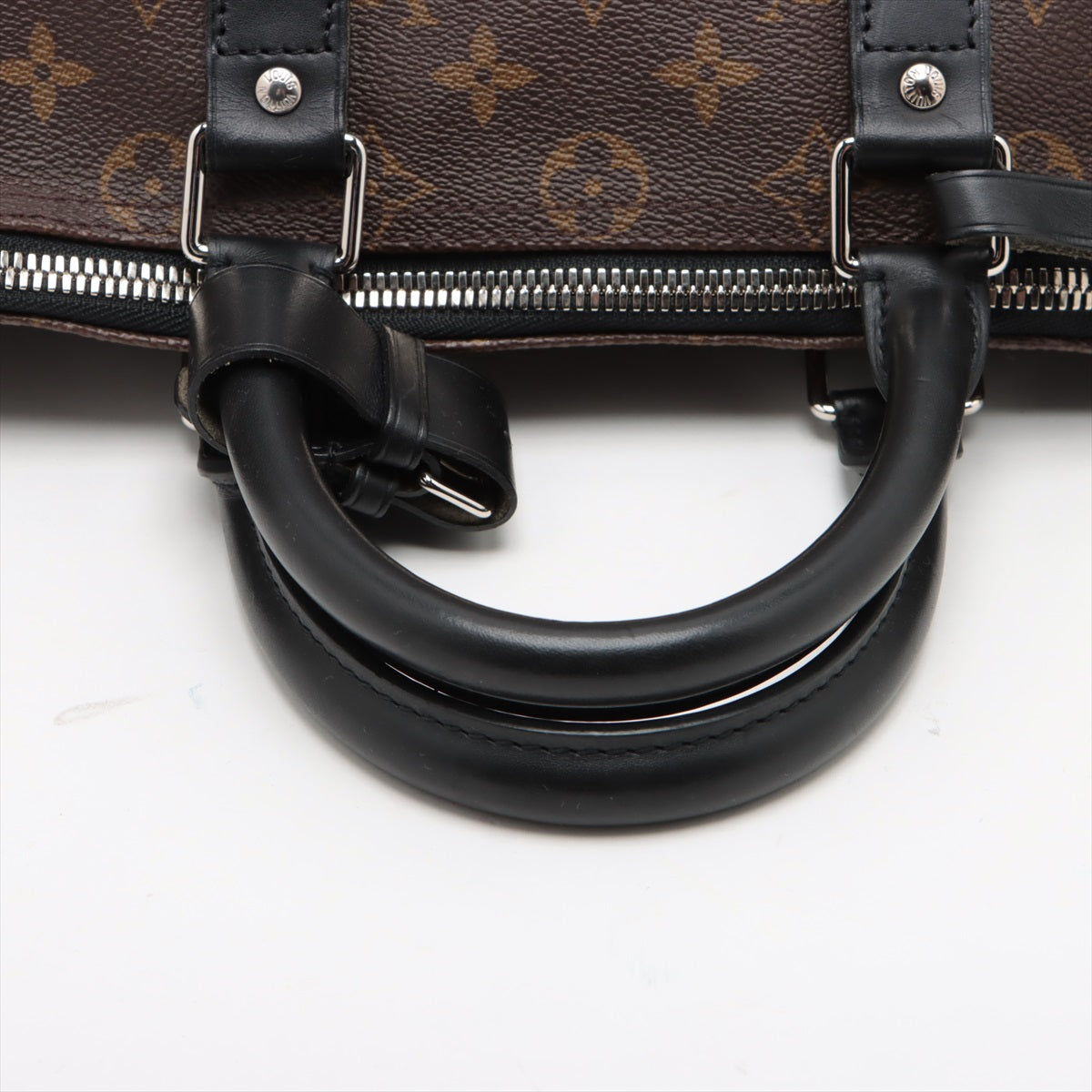 Louis Vuitton Monogram Makassar Keepall Bandouliere 45 M56711 Initial entrance to