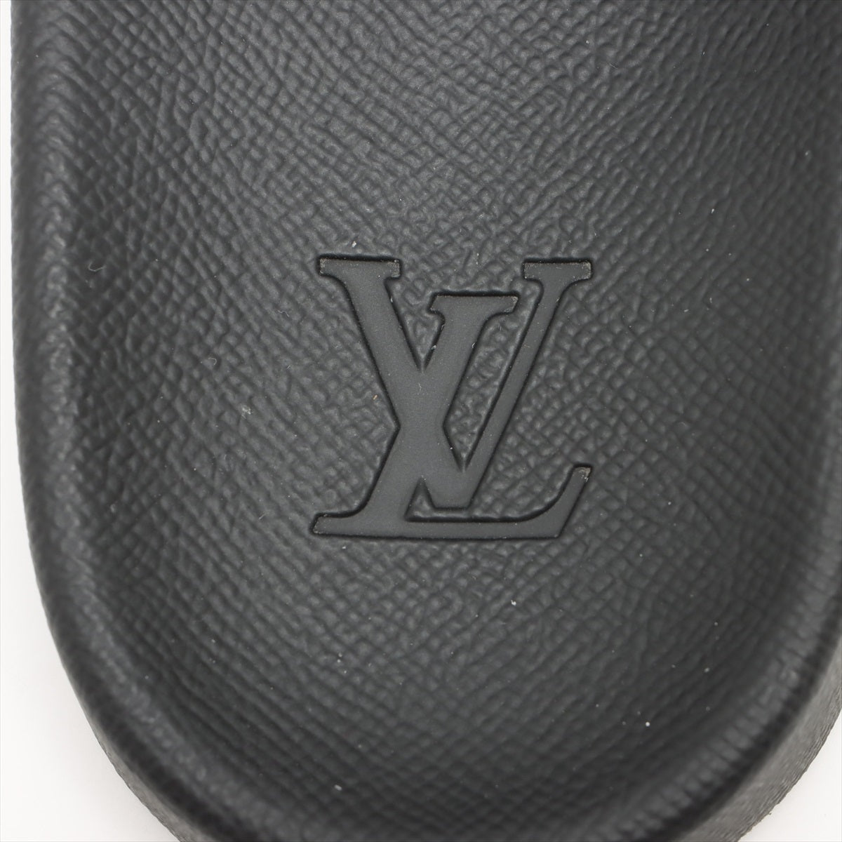 Louis Vuitton Water Frontline 21 Years Laver Sandal 7 Men Black x Silver VS0251 Monogram Adhesive Shredded