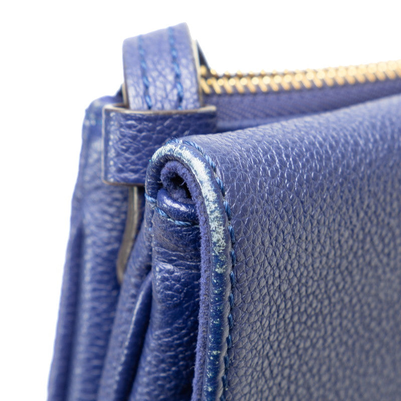 Louis Vuitton Monogram Amplant Twice Shoulder Bag M50262 Iris Navy Leather  Louis Vuitton