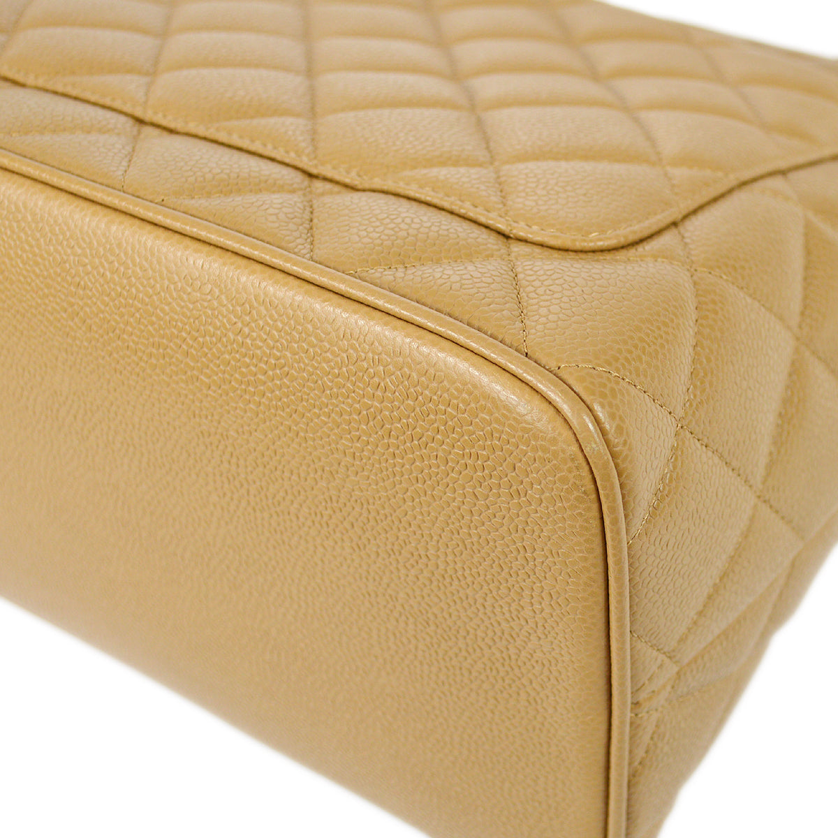 Luxury Chanel 2006-2008 Medallion Tote SHW Beige Caviar