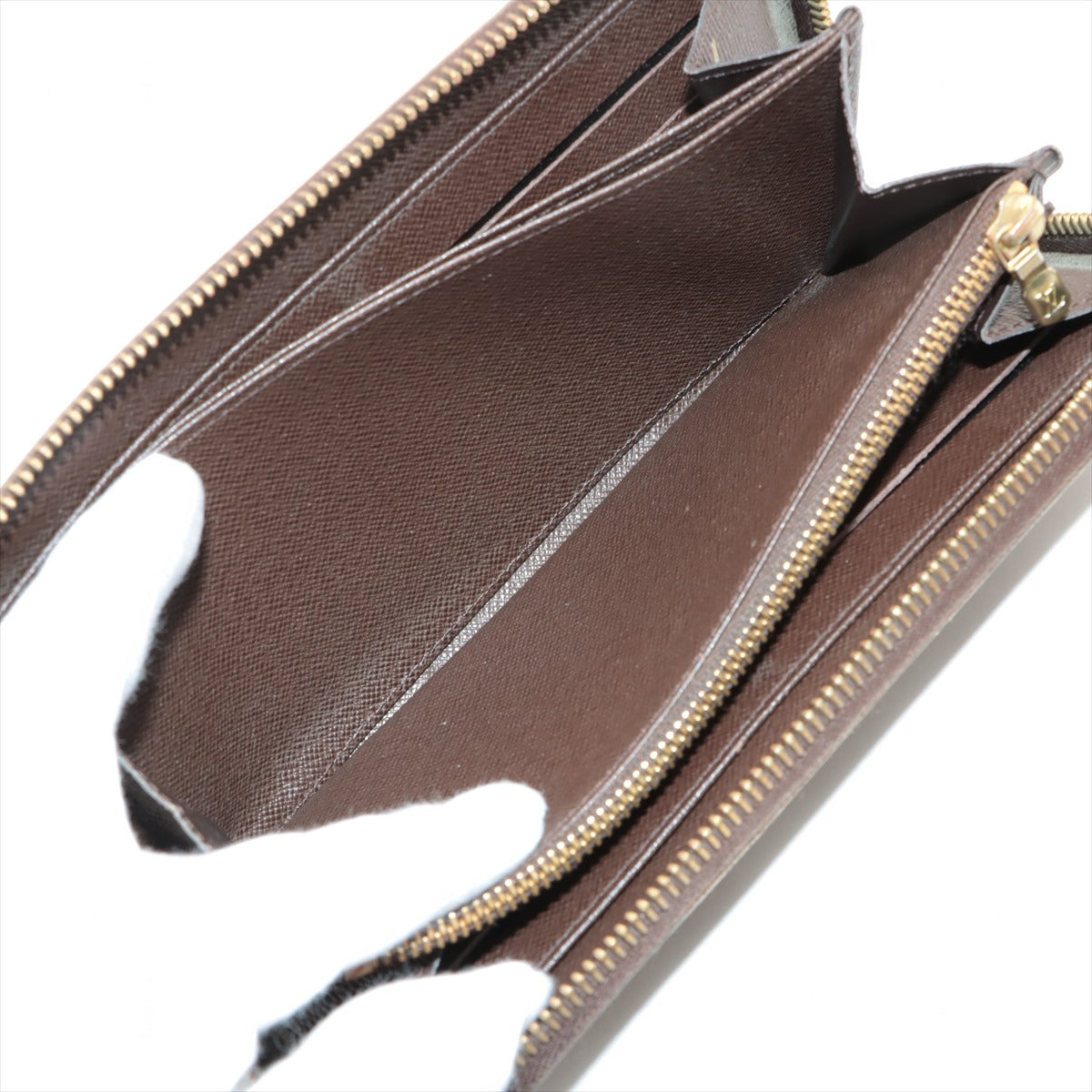 Louis Vuitton Damier Zippy Wallet N41661 Brown Round