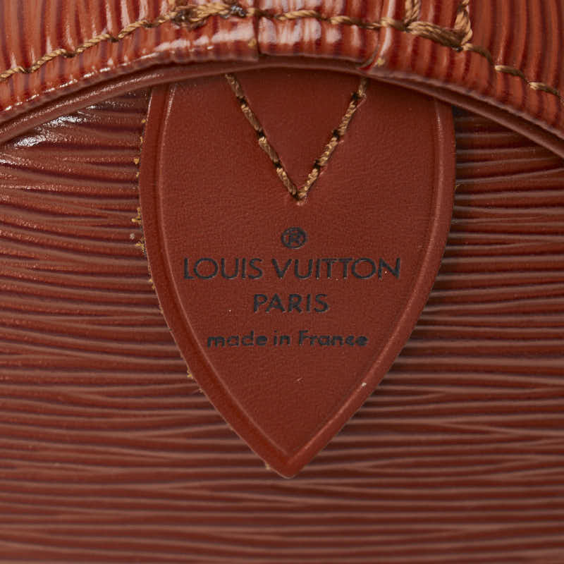 Louis Vuitton Epi Speedy 25 Handbag Mini Boston Bag M43013 Kenyan Brown Leather  Louis Vuitton